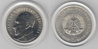 Deutsche Demokratische Republik 5 Mark DDR, Gedenkmünze 5 Mark "Carl von Ossietzky", Erhaltung siehe Scan!