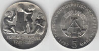 Deutsche Demokratische Republik 5 Mark DDR, 5 Mark "Friedrich Fröbel", Erhaltung siehe Scan