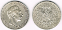 Preußen 2 Mark Kaiserreich, Preußen 2 Mark 1896 A, Wilhelm II., sehr schön! Siehe Scan!