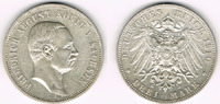 Sachsen 3 Mark Kursmünze Sachsen, 3 Mark 1910 E, Friedrich August, Siehe Scan!