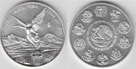 Mexiko 1 Unze Mexico 2004, 1 Unze Silber Libertad - Siegesgöttin, Stempelglanz, Beispielbild -