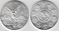 Mexiko 1 Unze Mexico 2009, 1 Unze Silber Libertad - Siegesgöttin, Stempelglanz, siehe Scan -