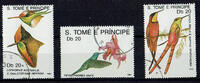 St. Thomas und Prinzeninsel 3 Werte St. Thomas und Prinzeninsel, Mi-Nr. 1112-14, Vögel gestempelt -