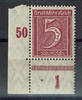 Deutsches Reich 5 Pfennig Deutsches Reich, Mi.-Nr. 158 PUR , "Freimarken: Ziffern, Arbeiter, Posthorn." -