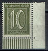 Deutsches Reich 10 Pfennig Deutsches Reich, Mi.-Nr. 159 a WU , "Freimarken: Ziffern, Arbeiter, Posthorn." -