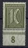 Deutsches Reich 10 Pfennig Deutsches Reich, Mi.-Nr. 159 a PUR , "Freimarken: Ziffern, Arbeiter,..." -