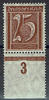 Deutsches Reich 25 Pfennig Deutsches Reich, Mi.-Nr. 161 PUR , "Freimarken: Ziffern, Arbeiter,..." -