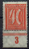 Deutsches Reich 40 Pfennig Deutsches Reich, Mi.-Nr. 182 PUR , "Freimarken: Ziffern, Arbeiter,..." -
