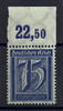 Deutsches Reich 75 Pfennig Deutsches Reich, Mi.-Nr. 185 POR , "Freimarken: Ziffern, Arbeiter,..." -