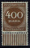 Deutsches Reich 400 Mark Deutsches Reich, Mi.-Nr. 271 WUR "Freimarken: Ziffern im Kreis" -