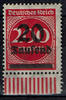 Deutsches Reich 20 Tsd Mark Deutsches Reich, Mi.-Nr. 282I WUR "Freimarken: Marken und Ziffern im Rechteck" -