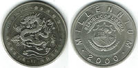 Liberia 5 Dollars Liberia, Gedenkmünze "Millenium - Jahr des Drachen" -