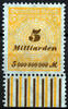Deutsches Reich 5 Milliarden Deutsches Reich, Mi.-Nr. 327 A WUR, Freimarken:Wertangaben im Kreis -