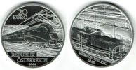 Österreich 20 Euro Österreich, 20 Euro, Die Bahn der Zukunft, mit Etui und Zertifikat -