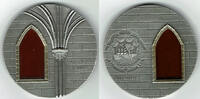 Liberia 10 Dollars Gedenkmünze Tiffany Art, 1. Ausgabe mit gebrauchtem Etui, Versand NUR in EU -