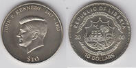 Liberia 10 Dollars Liberia, 10 Dollars, John F. Kennedy, siehe Scan -