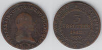 Haus Habsburg - Österreich 3 Kreuzer Haus Habsburg, Franz II., 3 Kreuzer 1812, Erhaltung siehe Scan! -