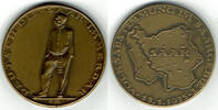 Drittes Reich Bronze-Medaille Bronzermedaille Volksabstimmung im Saargebiet 13.1.1935, siehe Scan -