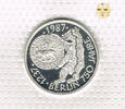 BRD 10 DM 10-DM-Gedenkmünze 750 Jahre Berlin, 1987 J, Silber, in Original-Folie