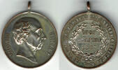 Deutschland - Personenmedaillen versilberte Bronzemedaille Personenmedaille, Ludwig Uhland, Medaille zum 100. Geburtstag, siehe Scan -