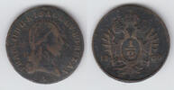 Haus Habsburg - Österreich 1/2 Kreuzer Haus Habsburg, Franz II., 1/2 Kreuzer 1800 A, Erhaltung siehe Scan! -