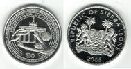Sierra Leone 10 Dollars Sierra Leone, Gedenkmünze FIFA-Fußball-WM Deutschland 2006, siehe Scan -