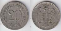 Serbien 20 Para Serbien 1912, 20 Para, Michael Obrenovich IV., Erhaltung siehe Scan! -