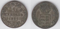Württemberg 1 Kreuzer Königreich Württemberg, 1 Kreuzer 1869, Karl, siehe Scan! -