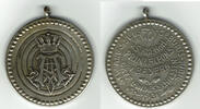 Schützenmedaille - Bayern Silbermedaille Oktoberfest - Landesschießen 1931 - 70. Geburtstag Prinz Alfons v. Bayern -