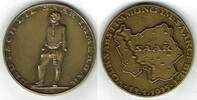 Drittes Reich Bronze-Medaille Bronzermedaille Volksabstimmung im Saargebiet 13.1.1935, siehe Scan -