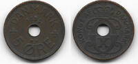 Dänemark 5 Öre Dänemark, 5 Öre, Christian X., Erhaltung siehe scan! -