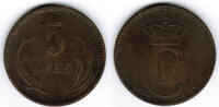 Dänemark 5 Öre Dänemark 1874, 5 Öre, Christian IX., Erhaltung siehe scan! -