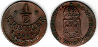 Haus Habsburg - Österreich 1/2 Kreuzer 1816 A Franz II., 1/2 Kreuzer 181... 9,00 EUR Differenzbesteuert nach §25a UStG zzgl. 6,00 EUR Versand