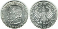 BRD 5 DM Deustchland, 5 DM 1957 J, Joseph Freiherr von Eichendorff, Erhaltung siehe Scan! -