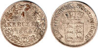 Württemberg 1 Kreuzer Königreich Württemberg, 1 Kreuzer 1864, Wilhelm, siehe Scan! -