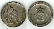 Bayern Silbermedaille Medaille 100 Jahre Bayerische Hypotheken- und Wechselbank, 15. Oktober 1935 -
