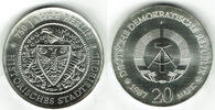 Deutsche Demokratische Republik 20 Mark DDR, Gedenkmünze 20 Mark Stadtsiegel Berlin - 750 Jahre Berlin, siehe Scan! -