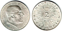 Österreich 2 Schilling Österreich, 2 Schilling 1933, Gedenkmünze Dr. Ignaz Seipel 1876 - 1932 -