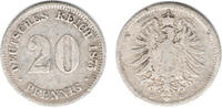 Deutsches Kaiserreich 20 Pfennig Kaiserreich, Kursmünze 20 Pfennig 1875 D, Erhaltung siehe Scan! -