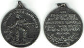 Kaiserreich - 1. Weltkrieg Eisen-Medaille Medaille 1. Weltkrieg 1916 - ICH HATT EINEN KAMERADEN -