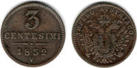 Haus Habsburg - Österreich / Lombardei-Venetien 3 Centesimi Franz Josef I., 3 Centesimi, Erhaltung siehe Scan! -