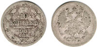 Russland Russland 10 Kopeken 1904, Nikolaus II., Erhaltung siehe Scan! 10 Kopeken 1904 gutes schön