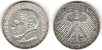 BRD 5 DM Deustchland, 5 DM 1957 J, Joseph Freiherr von Eichendorff -
