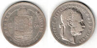 Haus Habsburg - Ungarn 1 Forint Franz Joseph, Ungarn, 1 Forint 1881, Erhaltung siehe Scan! -