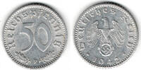 Drittes Reich 50 Pfennig Drittes Reich, Kursmünze 50 Pfennig 1942 F, Aluminium! Siehe Abbildung -