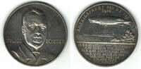 Medaillen - Weimarer Republik Silbermedaille AR-Medaille 1924, Amerikafahrt Zeppelin LZ 126 - Hugo Eckener, siehe Scan -