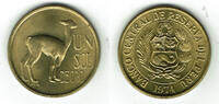 Peru 1 Sol 1974 1 Sol, Erhaltung wie Scan! vorzüglich bis stempelglanz 4,00 EUR Differenzbesteuert nach §25a UStG zzgl. 6,00 EUR Versand