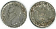 Venezuela 50 Centimos (1/2 Bolivar) 1946 Venezuela 1946, 50 Centimos, Si... 5,00 EUR Differenzbesteuert nach §25a UStG zzgl. 6,00 EUR Versand