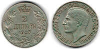 Serbien / Jugoslawien 2 Dinara Serbien - Jugoslawien 1925, 2 Dinara, Erhaltung siehe Scan! -