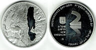 2 Schekel 2011 Israel Israel, 2011, 2 Schekel, Totes Meer Polierte Platte, berührt